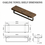 Load image into Gallery viewer, OakLIke Towel Shelf