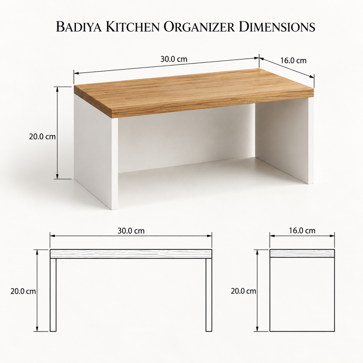 Badiya Kitchen Organizer