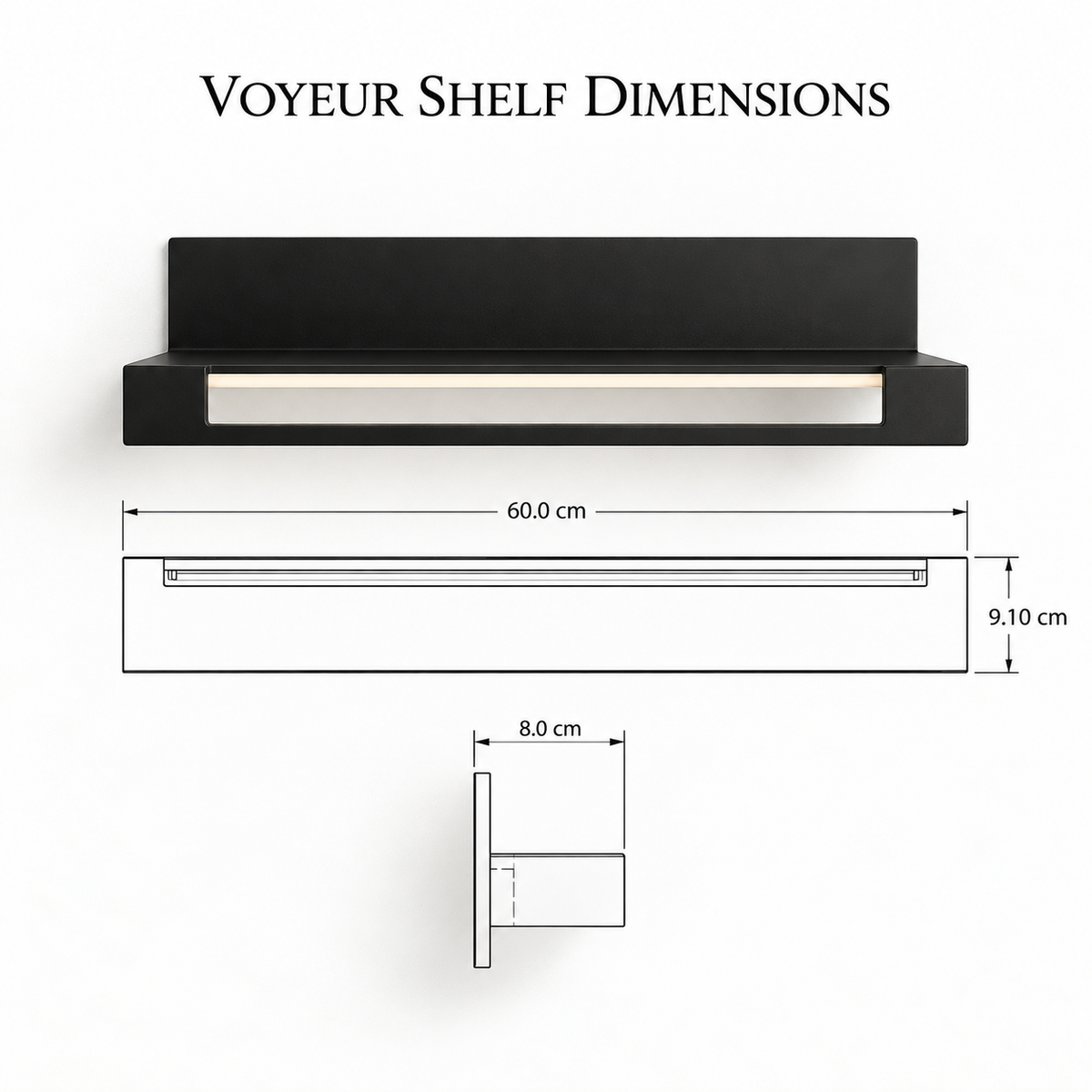 Voyeur shelf